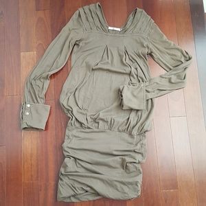 Mike & Chris army green dress